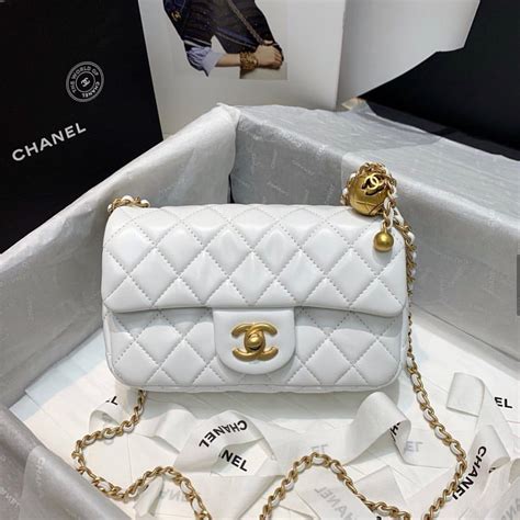 chanel handbags logo|Chanel bag white logo.